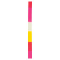 Κορδέλα Ρυθμικής 6m Άσπρο Ροζ Κίτρινο Amila 98902