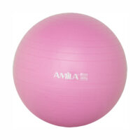 Μπάλα Γυμναστικής AMILA GYMBALL 45cm Ροζ 48086