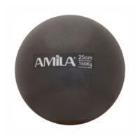 Μπάλα Γυμναστικής Pilates 25cm Μαύρη Amila 95819