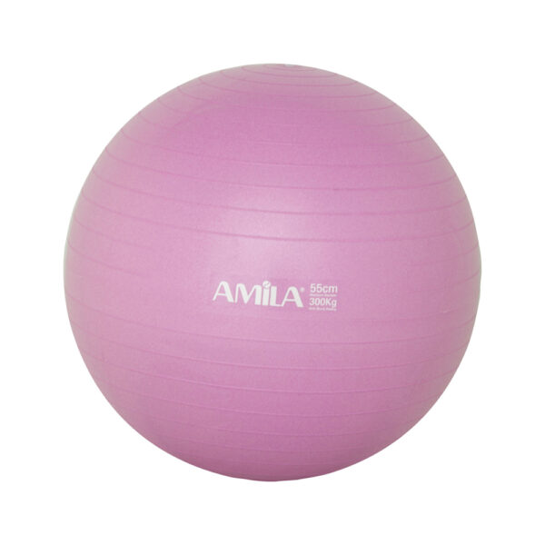 Μπάλα Γυμναστικής AMILA GYMBALL 55cm Ροζ 48438