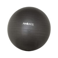 Μπάλα Γυμναστικής AMILA GYMBALL 65cm Μαύρη 48414