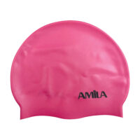 Παιδικό Σκουφάκι Κολύμβησης Ροζ Amila 47019